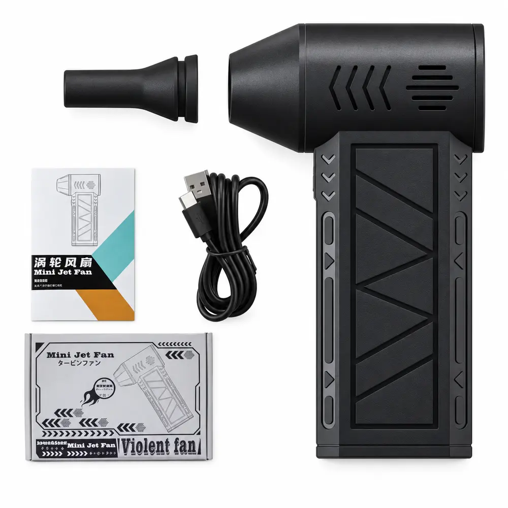 Soplador Turbo Inalámbrico 1000x1000 Soplador Turbo Inalámbrico con accesorios